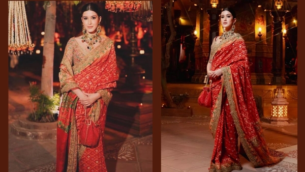 Gangaur Teej Bandani Saree Ideas