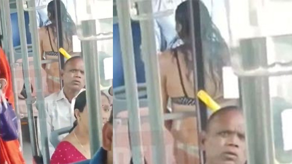 Delhi Bus Viral Video Women Boards In DTC Bus in Just Wearing Undergarment