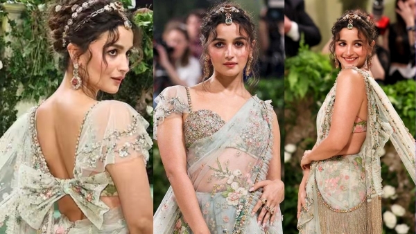 Alia Bhatt Stuns At Met Gala 2024 In A Sabyasachi Saree