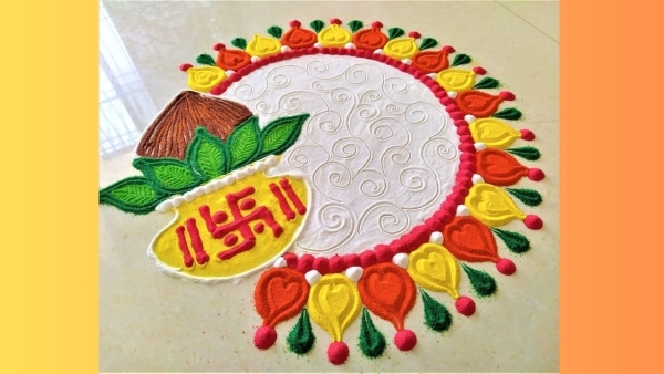 Akshay Tritiya rangoli designs