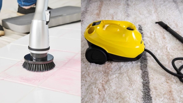 Steam cleaner vs Electric scrubber which one is best in hindi