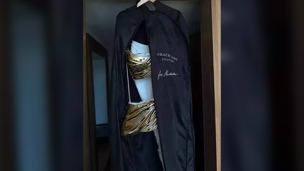 Radhika Merchant stuns in Space-Themed Gown