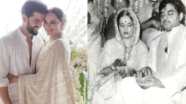 Sonakshi Sinha wore mother s old saree and jewellery for her wedding