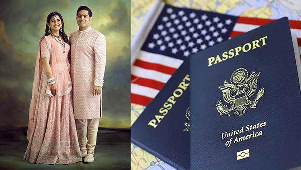 sha and Akash Ambani are both US citizens since birth