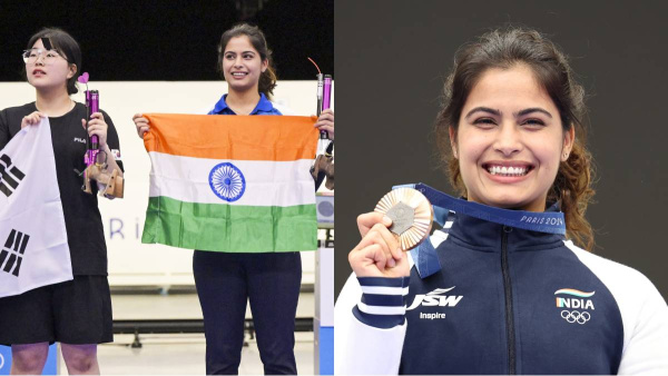Paris Olympics 2024 Manu Bhaker Becomes First Indian in 124 Years to win two medals in same olympic event