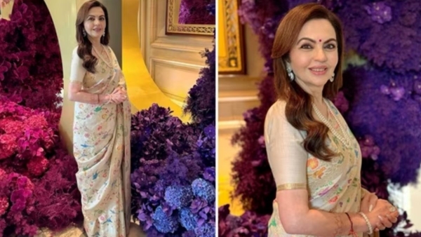 Nita Ambani shines in ivory saree and luxurious jewels at Paris Olympics 2024