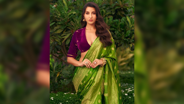 Celeb-Approved Green Sarees For Sawan