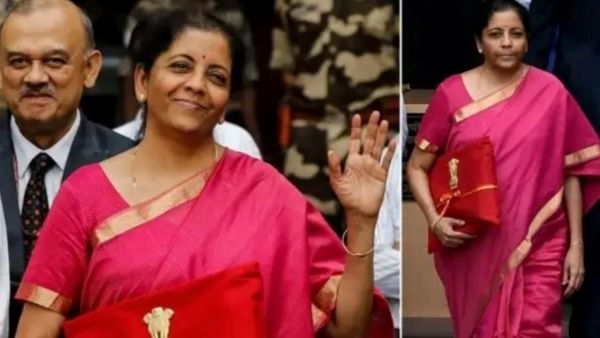 Sitharaman saree in budget 2019