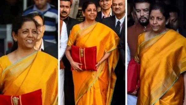 Budget 2024 In Hindi Finance Minister Nirmala Sitharaman Saree Look
