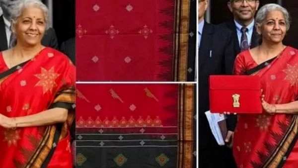Budget 2024 In Hindi Finance Minister Nirmala Sitharaman Saree Look