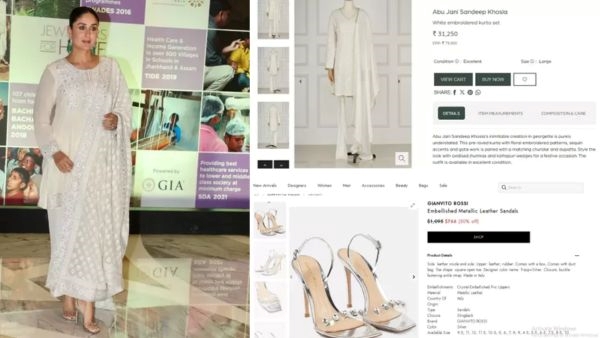 Kareena Kapoor Khan Look Elegant In Ivory Suit