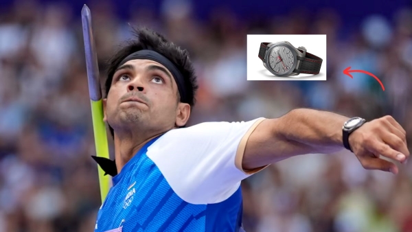 A luxury Branded Watch seen On Neeraj Chopra Wrist at Paris Olympics 2024
