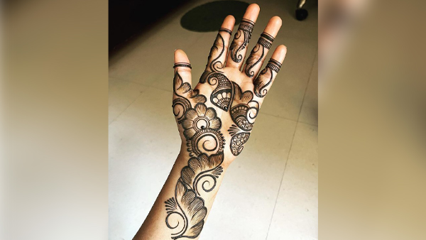 Arabic Mehndi Designs For Karwa Chauth