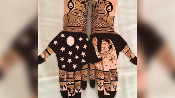 Karwa Chauth Mehndi Design