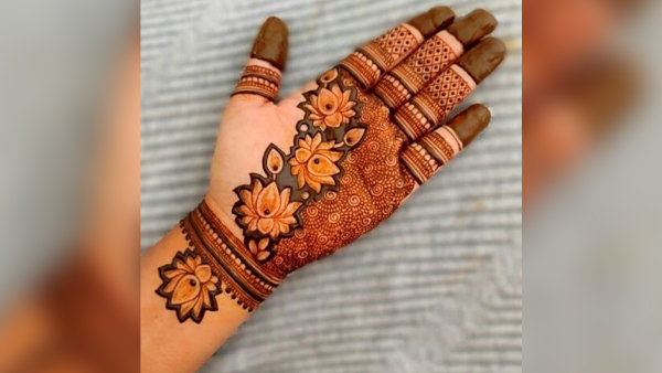 Arabic Mehndi Designs For Karwa Chauth