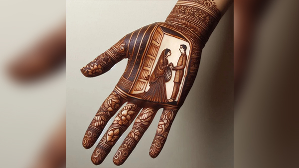 Karwa Chauth Mehndi Design