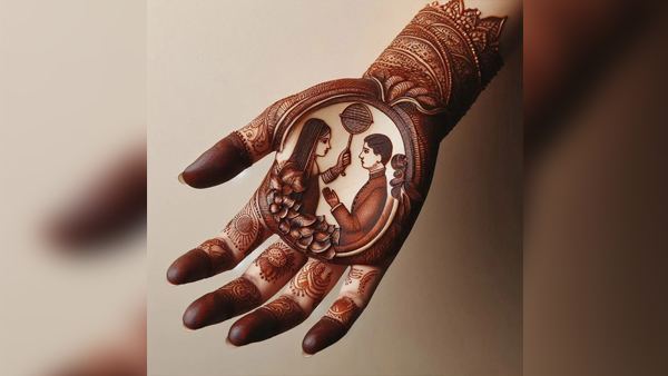 Karwa Chauth Mehndi Design