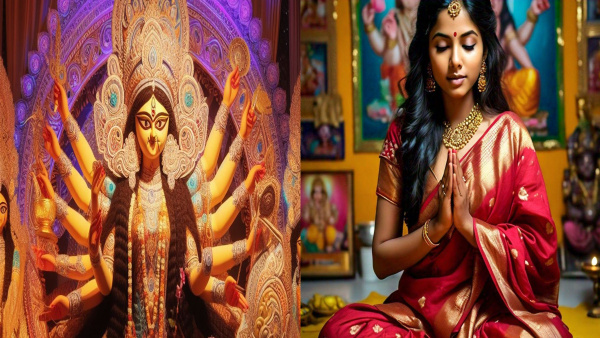 Shardiya Navratri 2024 Vrat in Periods Me Navratri ki puja Kaise Kare know rules in hindi