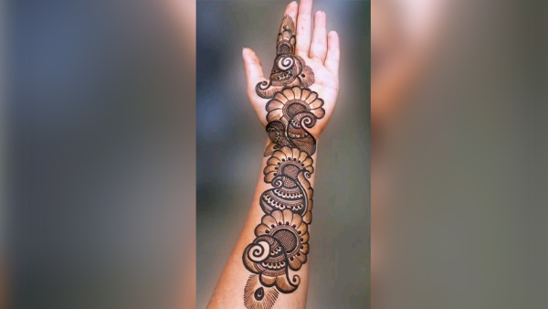 Arabic Mehndi Designs For Karwa Chauth