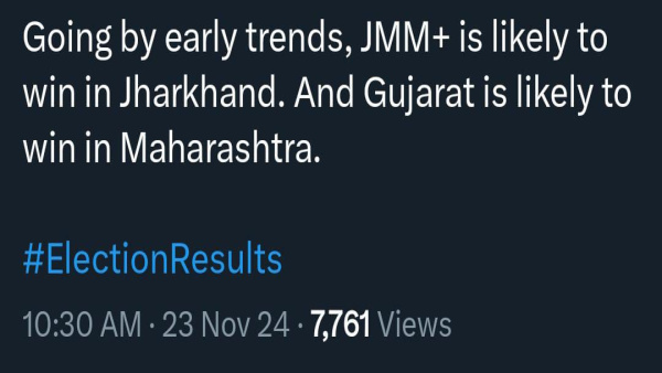 social media reactions in Maharashtra jharkhand vidhan sabha election result 2024