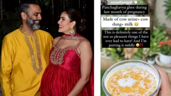 Actress Sonnalli Seygall Eats Panchagavya Ghrita