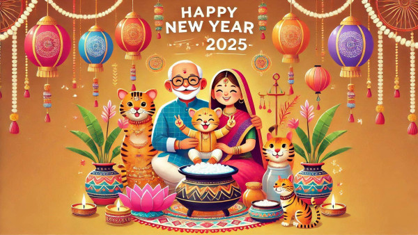 Happy New Year 2025 Wishes for parents mummy papa ke liye new year messages quotes status