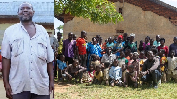 ugandan man with 12 wives have 102 Children and 578 grandchildren