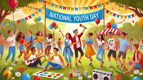 Happy National Youth Day 2025 Wishes Quotes Messages FB Whatsapp Status Insta Captions in Hindi