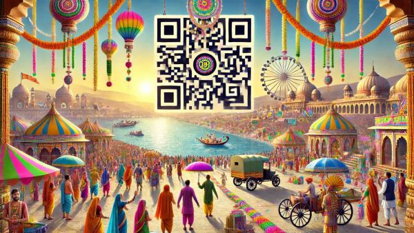 Mahakumbh 2025 Four Different Colour QR Code in Prayagraj for Visitors Know Meaning