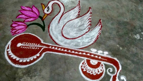 Basant Panchami 2025 Rangoli Designs