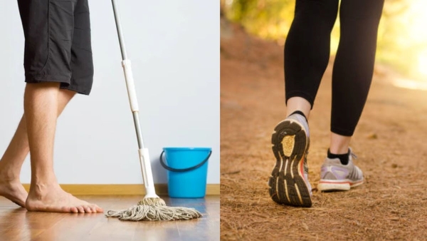 Walking vs household chores