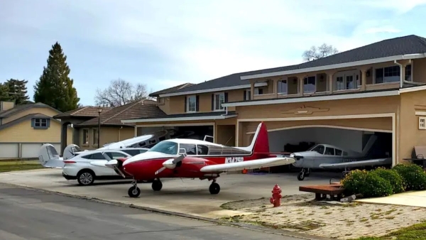 In this village where everyone owns a plane In this village where everyone owns a plane