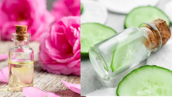 Rose water vs cucumber water