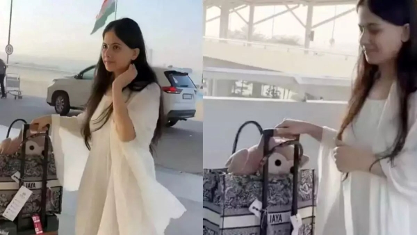 Jaya Kishori Wore Versace Medusa Sunglasses Jaya Kishori Wore Versace Medusa Sunglasses