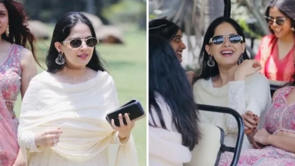 Jaya Kishori Wore Versace Medusa Sunglasses Jaya Kishori Wore Versace Medusa Sunglasses