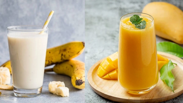 Mango vs Banana Shake