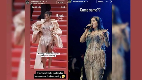 Nancy Tyagi s Dress Sparks Copy Row at Cannes 2025