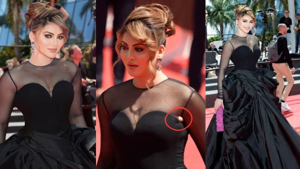 Urvashi Rautela s Dress Malfunction at Cannes 2025