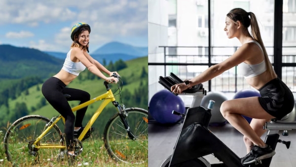 Bycycling vs Exercise Bike