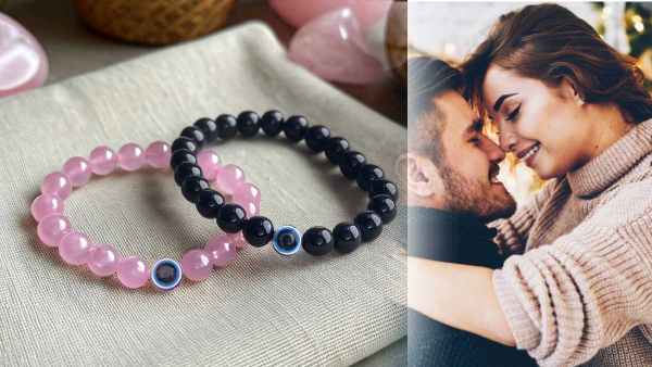 couple love attraction evil eye bracelet