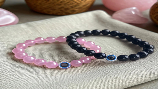 couple love attraction evil eye bracelet