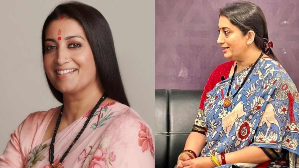 Smriti Irani blouse designs