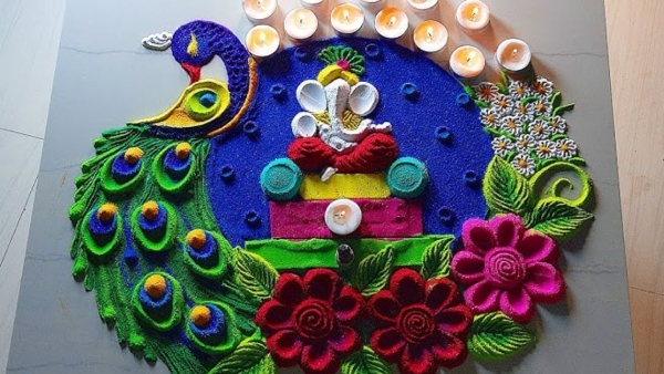 Ganesh Chaturthi 2025 Rangoli Design