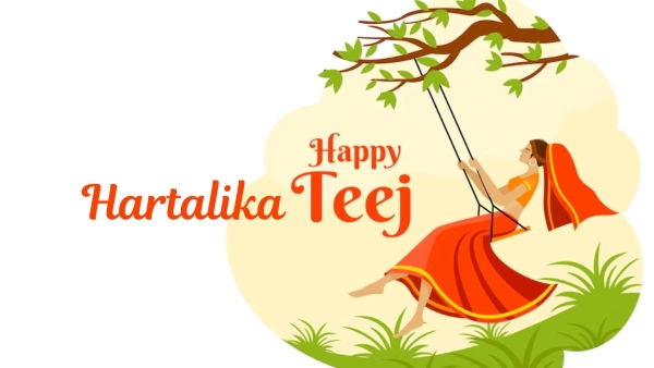 Happy Hartalika Teej Wishes for Husband in Hindi