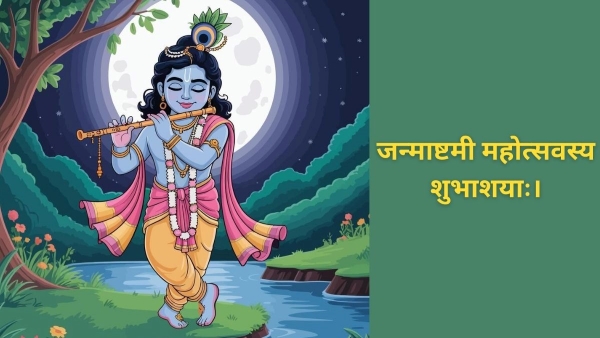 Happy Krishna Janmashtami 2025 Wishes in Sanskrit