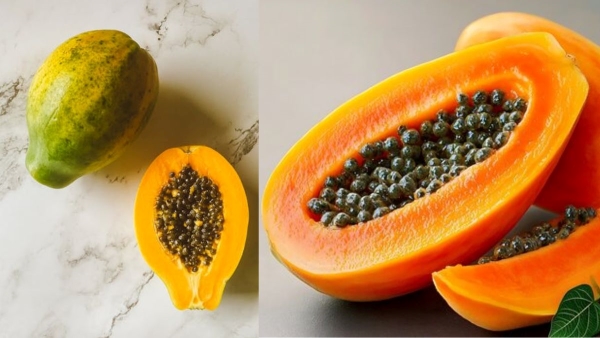 Long vs Round Papaya