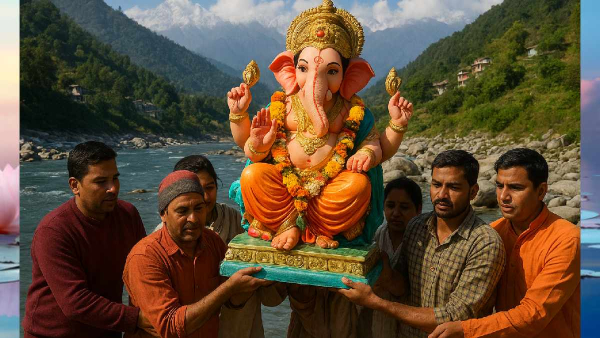 Why Ganpati Visarjan Rare In North India