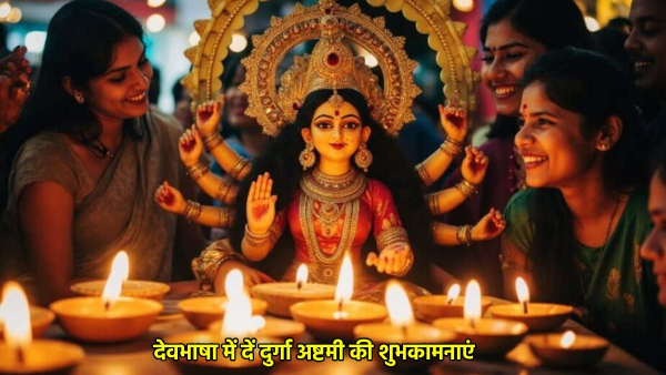 Durga Ashtami 2025 Sanskrit Wishes