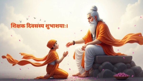 Happy Teachers Day 2025 Sanskrit Wishes