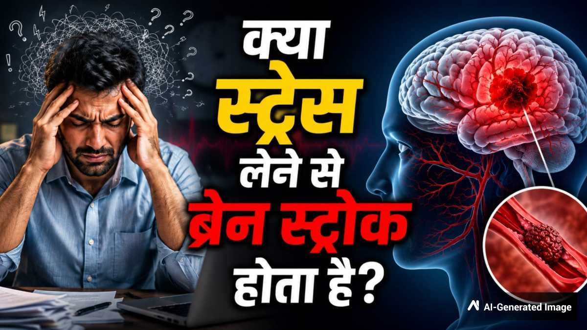 क्या ज्यादा तनाव लेने से ब्रेन स्ट्रोक हो सकता है? AIIMS न्यूरोसर्जन ने बताई सच्चाई